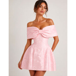 drape back mini dress Oroton Melon Drape Back Mini Dress